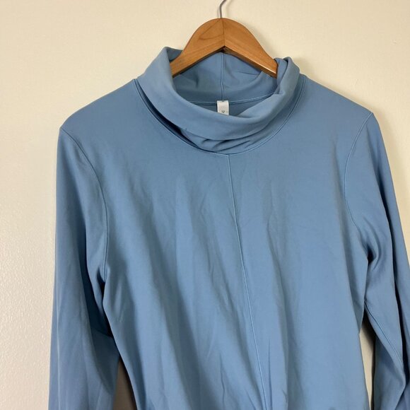 Lululemon Athletic Melodic Movement Long Sleeve Shirt Cascade Blue Size 12 - Picture 3 of 8